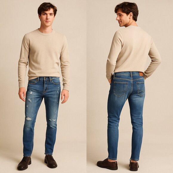 Aeropostale Other - AEROPOSTALE 🕶️ Men’s Distressed Skinny Jeans – Size 28x30 👖🔥
